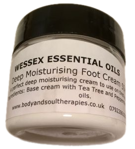 Tired Feet Cream Tee Tree and Peppermint jar