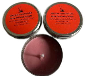 Hand Made Candles Rose