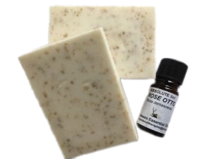 Oatmeal, Shea butter, Honey Rose Otto Essential Oil